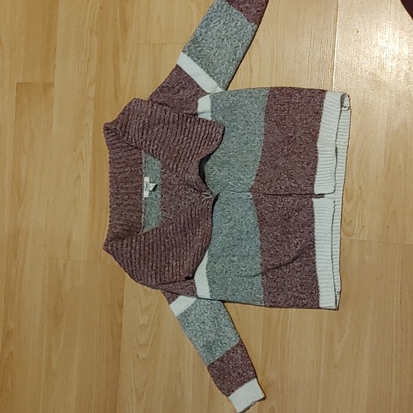 Silver Jeans Cozy Striped Sweater Sz 4 - Picture 1 of 8